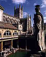 Bath UK: Roman Baths and Bath Abbey
