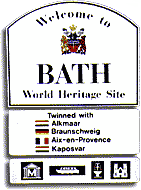 Sign for Bath (on London Road)